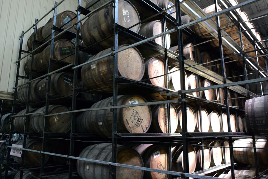 Belize Rum Barrels at Travellers belize factory tour